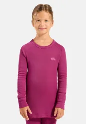 Odlo Active Warm Heritage Base Layer Set für Kinder - Wandern, Ski & Snow - pink, 164