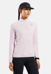 Odlo Zeroweight Warm Lauf-Mid Layer Half-Zip für Damen - Running - pink, XS