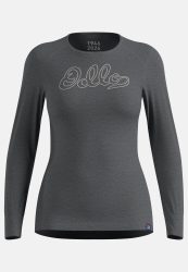 Odlo Active Warm 80th Anniversary Base Layer Shirt für Damen - Wandern, Ski & Snow - grau, S