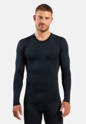Odlo Performance Warm Base Layer Shirt für Herren - Skilanglauf, Ski & Snow - schwarz, L