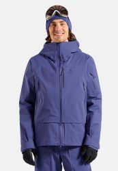 Odlo X-Alp 3L Skijacke für Herren - Ski & Snow - lila, XL