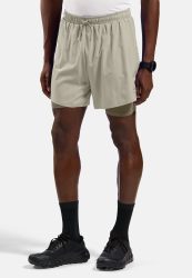 Odlo Zeroweight 5 Inch 2-In-1 Laufshorts für Herren - Training, Running - grau, S