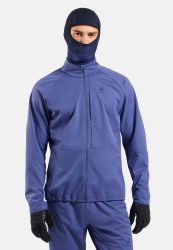 Odlo Zeroweight Elite Windproof Langlaufjacke für Herren - Skilanglauf - lila, L