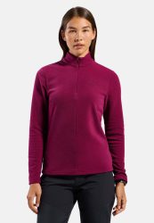 Odlo Roy Mid Layer Half-Zip für Damen - Wandern, Ski & Snow - pink, XS