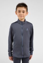 Odlo Berra Mid Layer Full-Zip für Kinder - Wandern, Ski & Snow - blau, 116