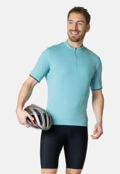 Odlo Essential Rad-Shirt Half-Zip für Herren - Radsport - blau, S