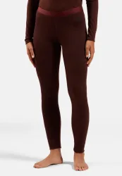 Odlo Merino 200 Base Layer Tights für Damen - Wandern, Ski & Snow - maron, L