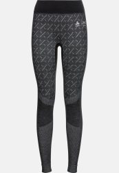 Odlo Slokar Performance Wool Warm Base Layer 3/4 Tights für Damen - Ski & Snow - schwarz, XS