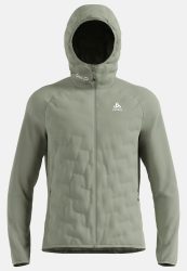 Odlo Zeroweight Insulator Langlauf-Hoodie Full-Zip für Herren - Skilanglauf - grün, XL