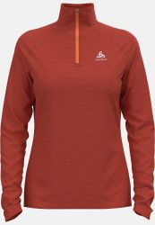 Odlo Essential Thermal Lauf-Mid Layer Half-Zip für Damen - Training, Running - rot, XS