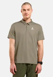 Odlo Cardada Poloshirt für Herren - Wandern, Casual Comfort - grün, S