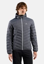 Odlo Gefütterte Hoody Cocoon N-Thermic Warm Jacke für Herren - Casual Comfort - grau, S