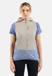 Odlo Ascent Hybrid Isolationsweste für Damen - Wandern - beige, L