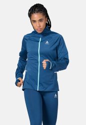 Odlo Zeroweight Pro Warm Laufjacke für Damen - Running - blau, S
