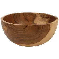 Darimana Teakschale geschliffen 20cm