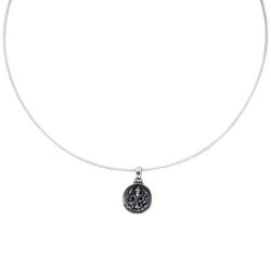 Anhänger OM+Ganesha 925 Sterling Silber mit Reif