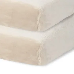 Samtoptik Spannbettlaken 100x200 beige