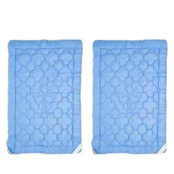 Stoffhanse Steppdecke 2er-Set blau 135x200cm