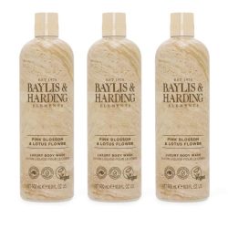 B&H Elements Pink & Lotus BodyWash 3x500ml
