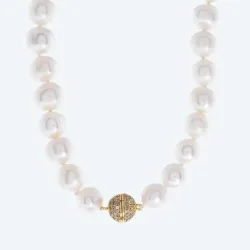 Collier AAAAA Süßwasserzuchtperle, ca. 50 cm