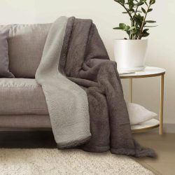 Sherpadecke 150x200cm grau