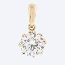 LG Anhänger 585 Gelbgold Brillant