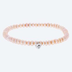 Armband 925 rhod. Süßwasserzuchtperlen