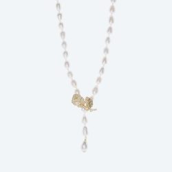 Collier Süßwasserzuchtperle weiß