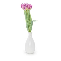 Tulpen in Porzellanvase 2er Set
