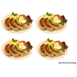 Rhönis Käse-Spinat-Bratwürste