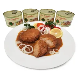 Rhöni, Zwiebelfrikadelle in Rahmsoße 4er