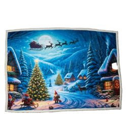 Sherpadecke Wichteldorf 130x160cm