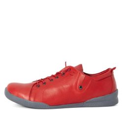 Andrea Conti Damen Lederslipper chili