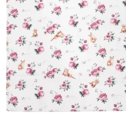 Tischdecke Katze 130x170cm rosa