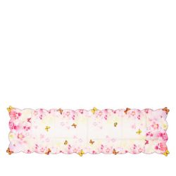 Tischläufer Schmetterling pink gelb 40x140cm