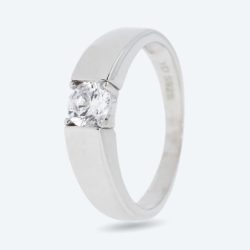 Ring 925 rhodiniert Zirkonia