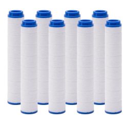 Ersatz Baumwollfilter für Duschkopf, 8er Set