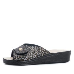 SANITAL LIGHT Damenpantolette schwarz