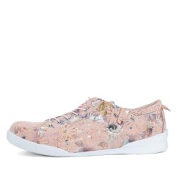 Andrea Conti Damen Lederslipper rosa gemustert