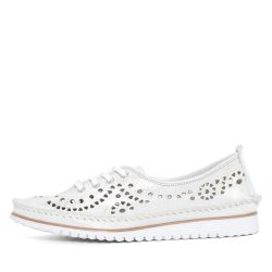Andrea Conti Damen Lederslipper silber