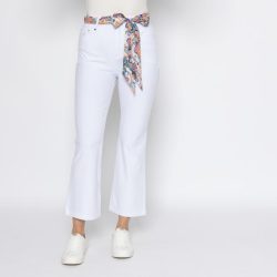 Zauberhose 'Miracle Shape' Bootcut weiß