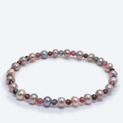 Armband SWZPerlen, Turmalin, Iolith, Granat