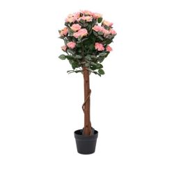 Rosenbaum beleuchtet 90cm pink