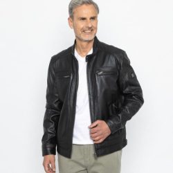 OTTO KERN Herren-Lederjacke schwarz