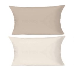 Bugatti 2 Kissenbezüge 40x80cm beige Wende