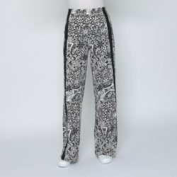 Perfectly JU Hose 'Jana' Culotte schwarz/weiß