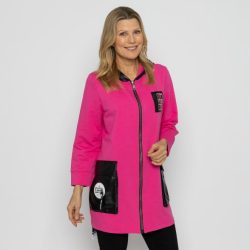 VANESSA STYLE Damen-Kapuzenjacke pink