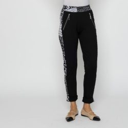 VANESSA STYLE Damen-Hose schwarz/weiß