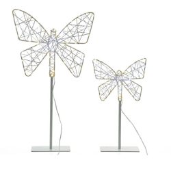 2 LED-Schmetterlinge