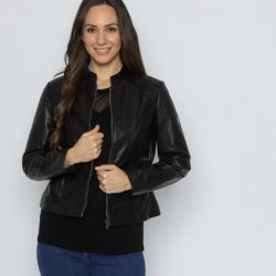 OTTO KERN Damen-Lederjacke schwarz